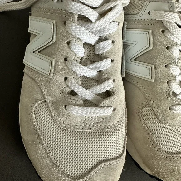 New Balance 574 Core Sneakers in Nimbus Cloud with NB white Women size 8 - Picture 11 of 15